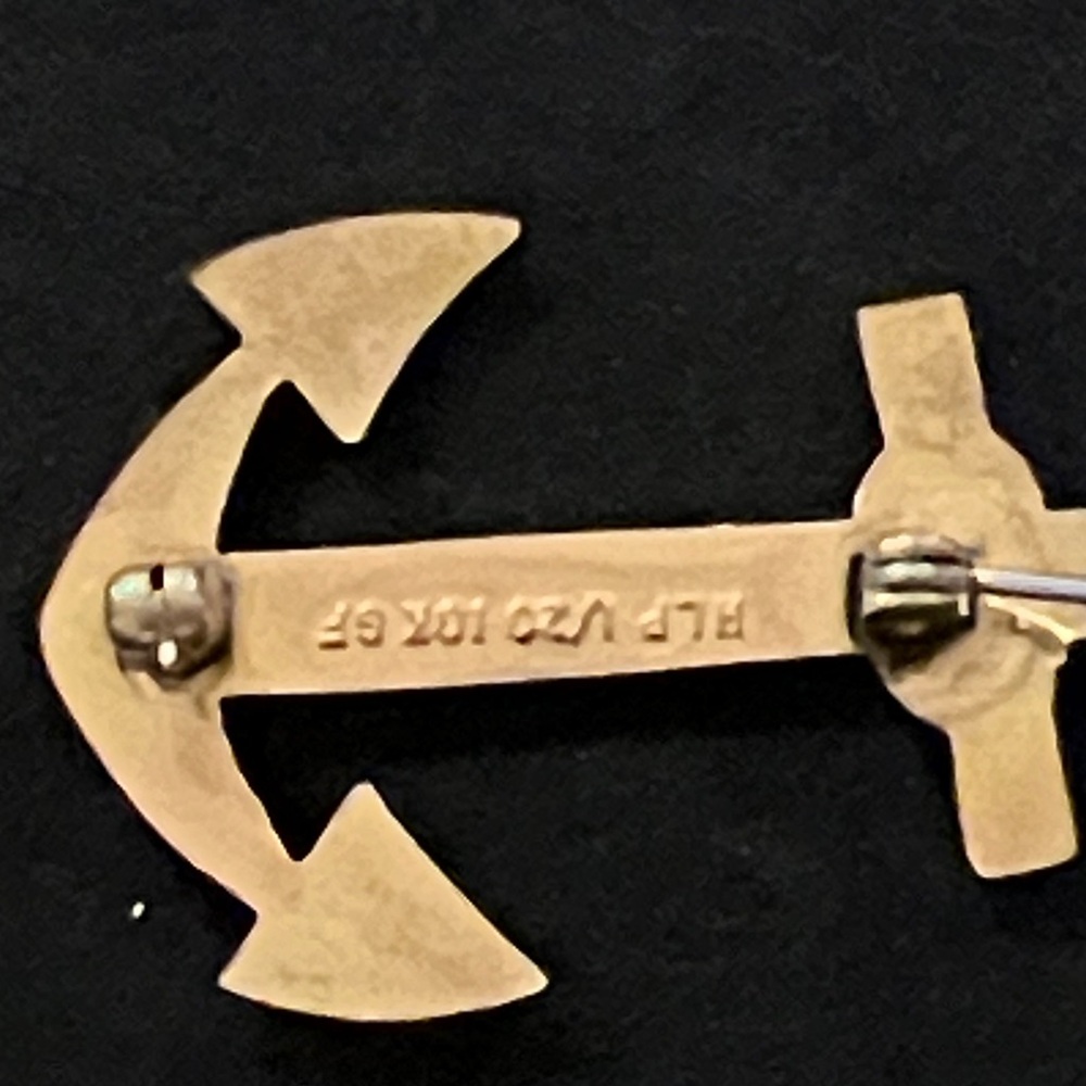 U.S. Navy 10k gf Simon anchor pins - Picture 3 of 4
